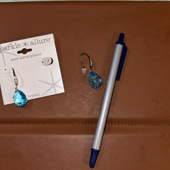 Beautiful Blue Earrings - Picture 5 of 6